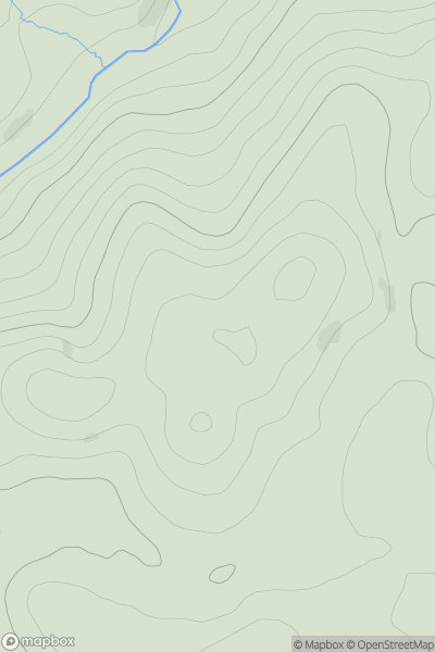 Thumbnail image for Letham Hill [Central Scotland from Dumbarton to Montrose] [NO152119] showing contour plot for surrounding peak